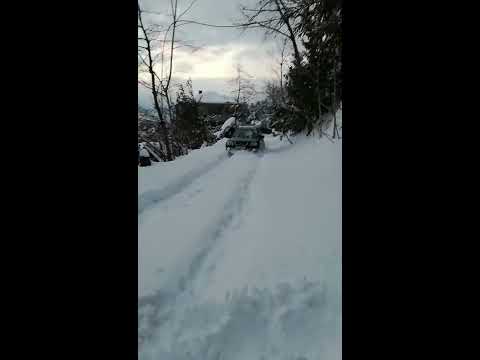 Honda CRV in the snow _ ჰონდა crv თოვლში